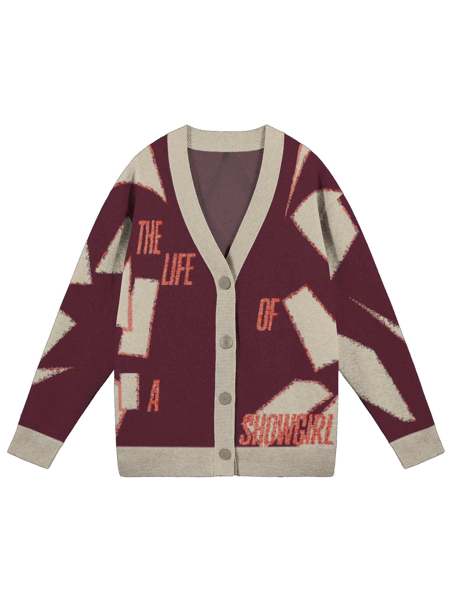 The Life of a Showgirl Cardigan (The Tiny Bubbles in Champagne) product image (1)