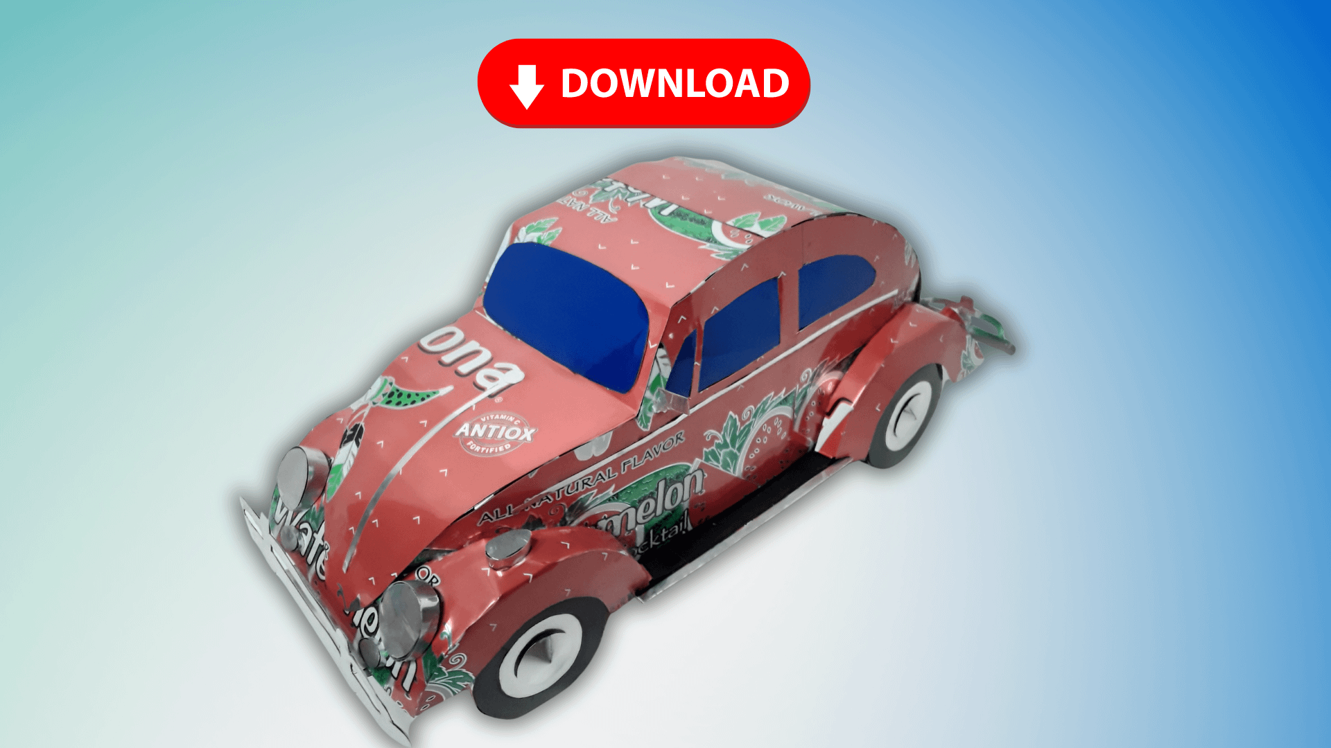Soda Can VW Beetle DIGITAL Plans product image (1)