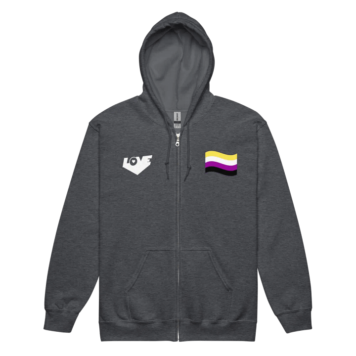 Jagged Fusion Unisex Zip Hoodie product image (8)