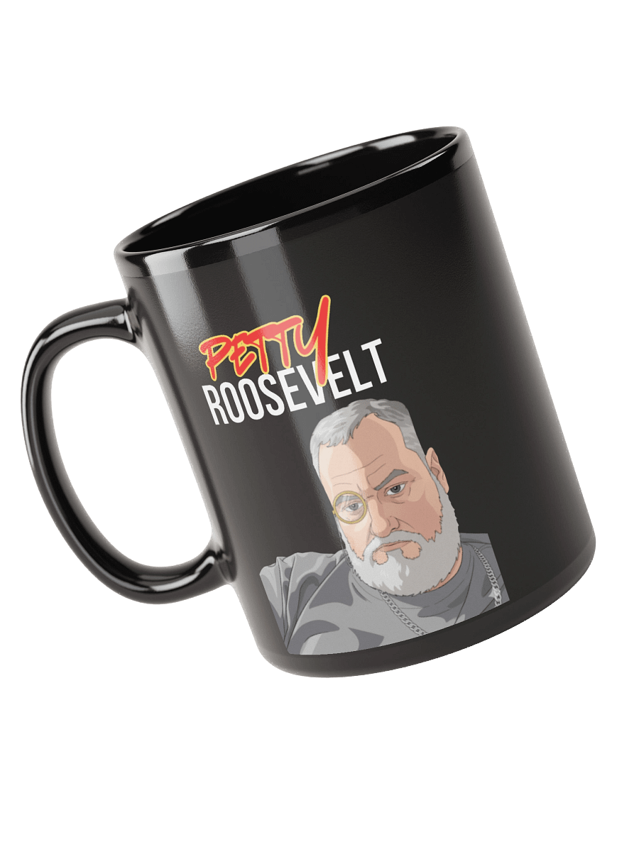 Petty Roosevelt Black Mug product image (6)