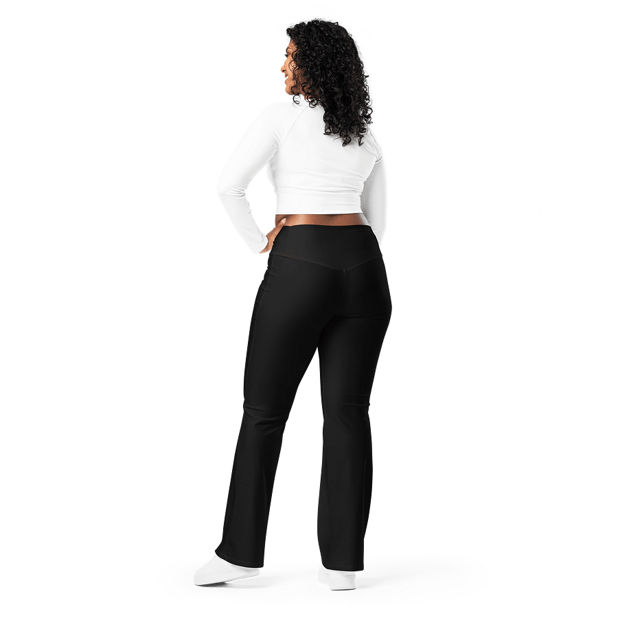 'Neart' meaning strength - Flared Gym Leggings With Recycled Materials product image (3)