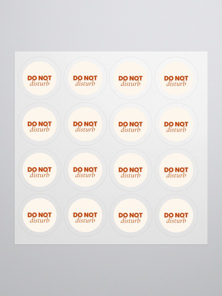 Do Not Disturb Stickers product image (1)