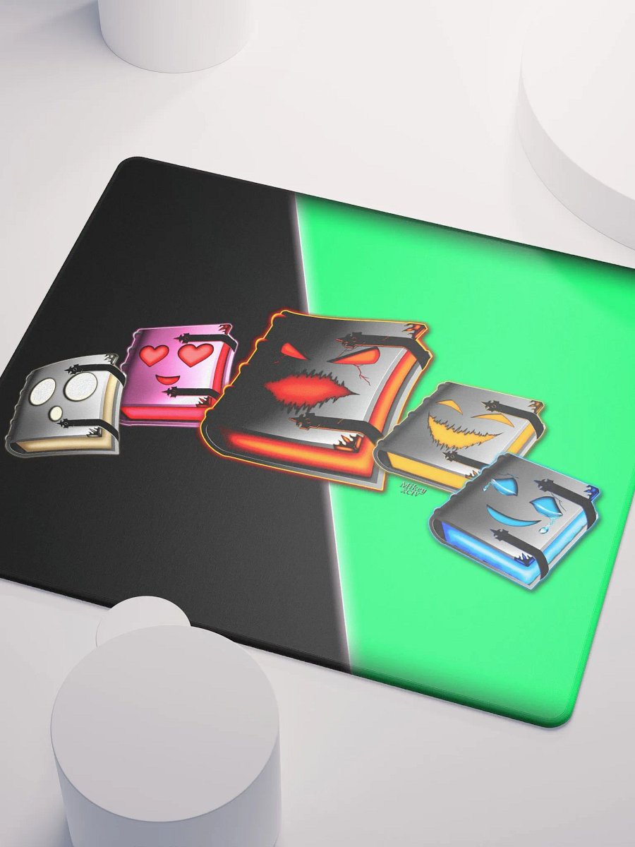 Emotionally Booked - MikeyXCIV - Mouse Pad - 18″×16″, 36″×18″ product image (3)