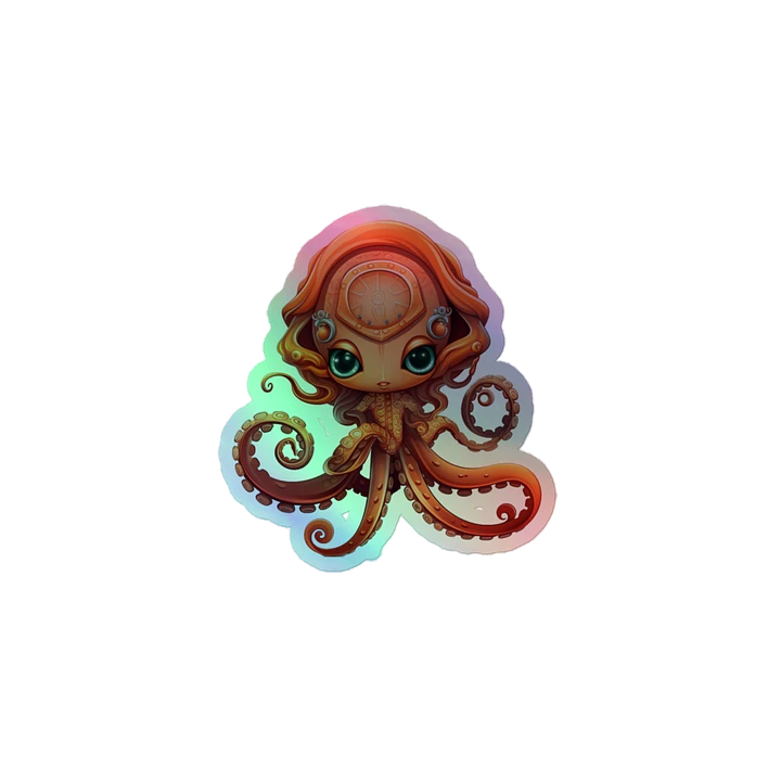 Holographic Tentacle B*tch Mascot Sticker product image (1)