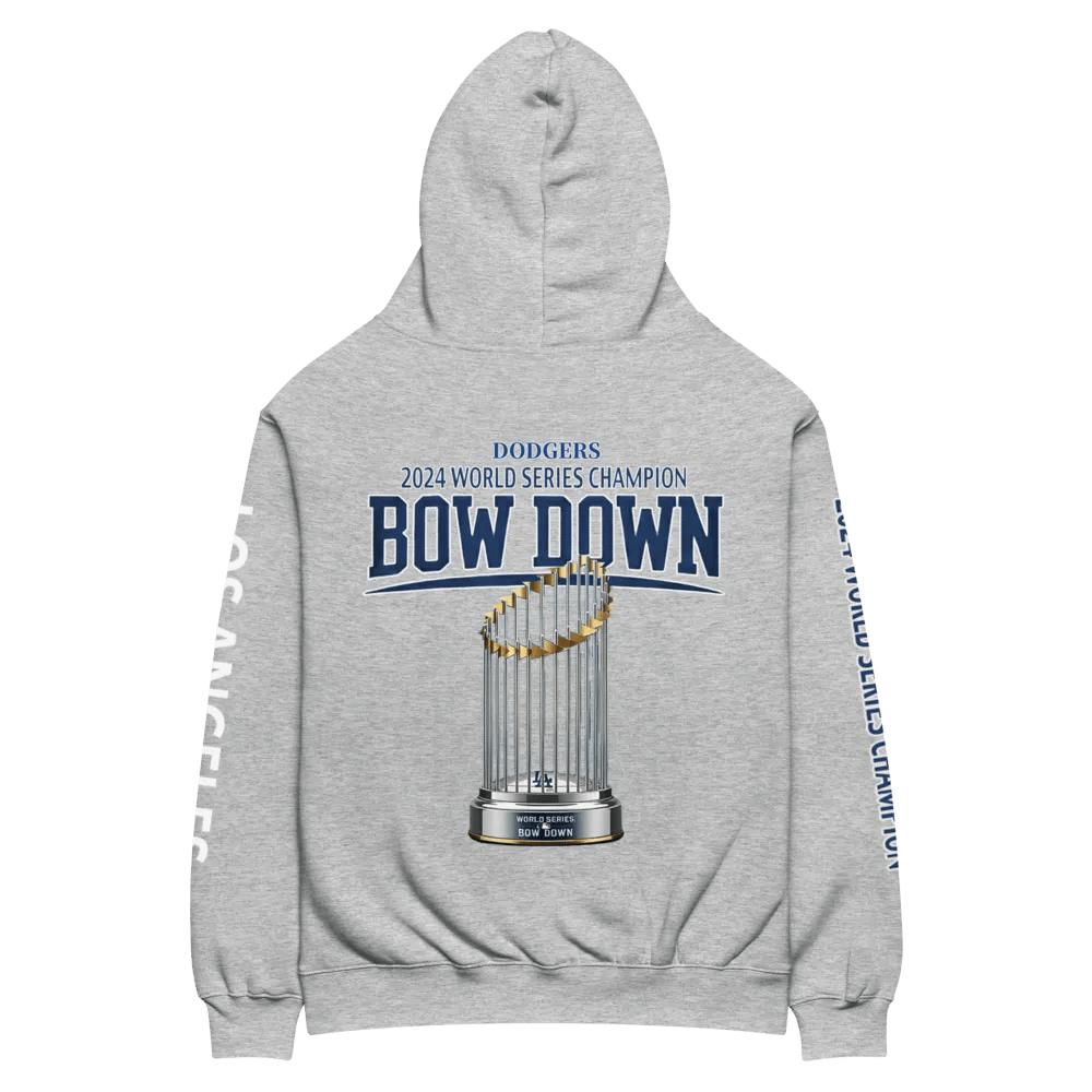 "Bow Down" LA Dodgers 2024 World Series Champion Hoodie | LA Dodgers | MLB Home Locker product image (7)