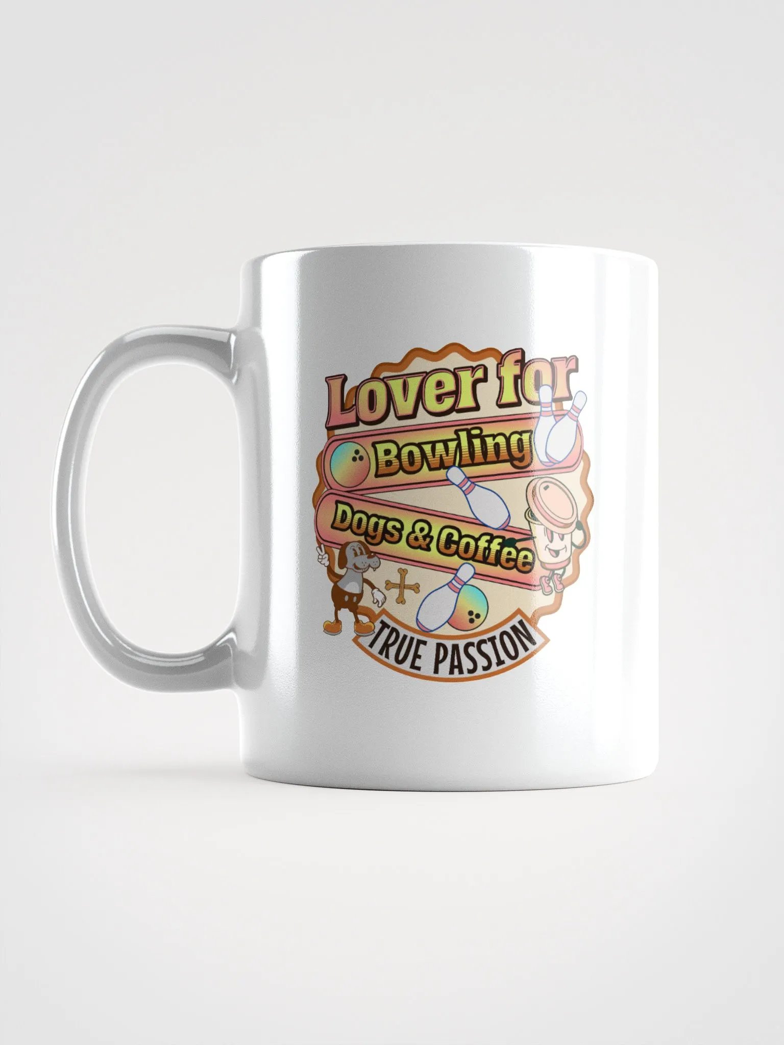 Lovers For Dogs Coffee Bowling Mug product image (1)
