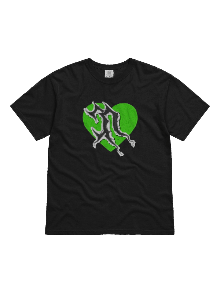 Mystical Necro Heart Green Heart T-Shirt product image (1)