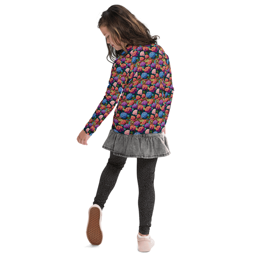 Escape the Ordinary in Vibrant Comfort: All-Over Print Rash Guard product image (10)