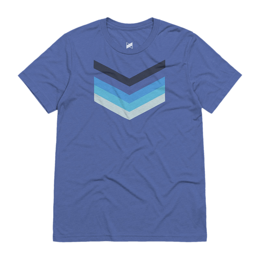 Blue Chevron T-Shirt product image (3)