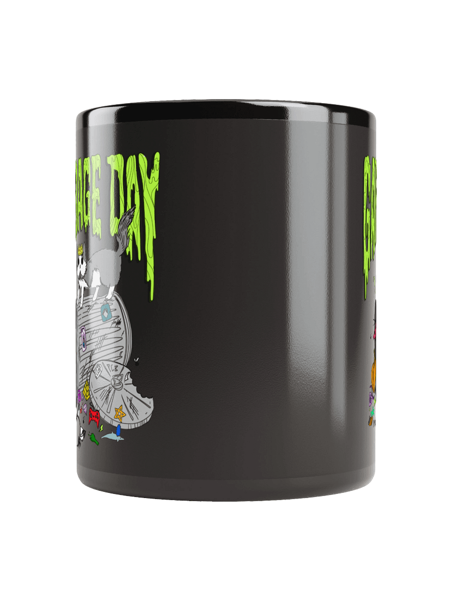 garbage day mug (black) product image (10)