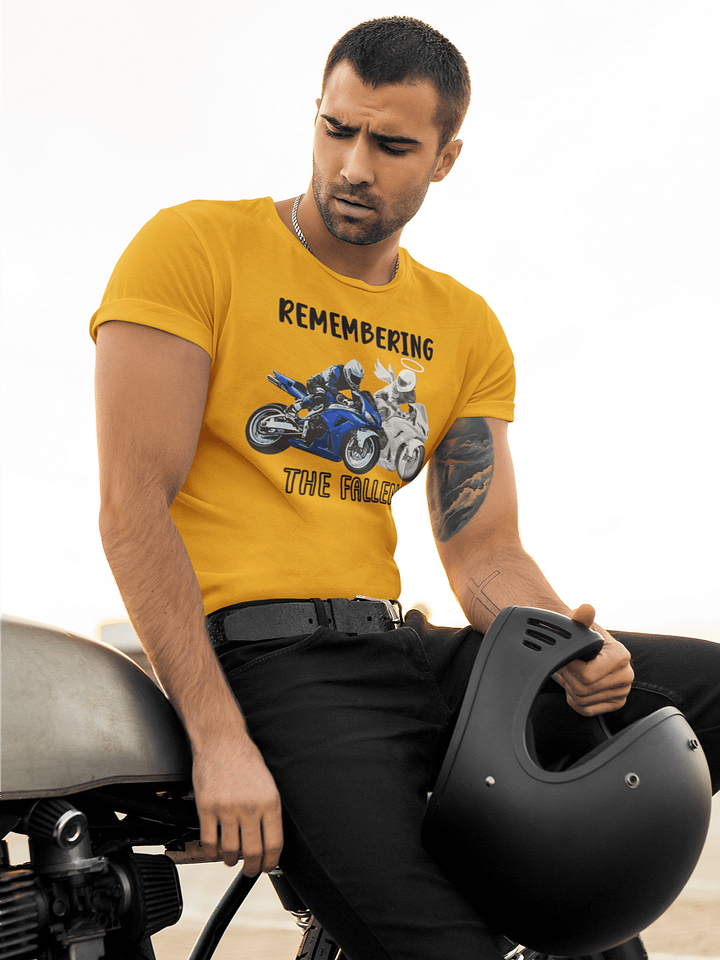 Remembering The Fallen (blue bike) T-Shirt product image (5)