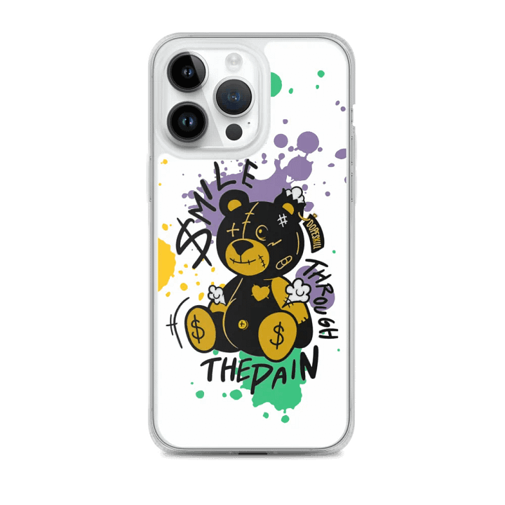 Patchwork Bear iPhone® Case product image (2)