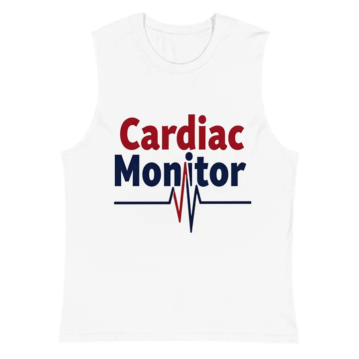EKG Heartbeat Muscle Tank product image (2)