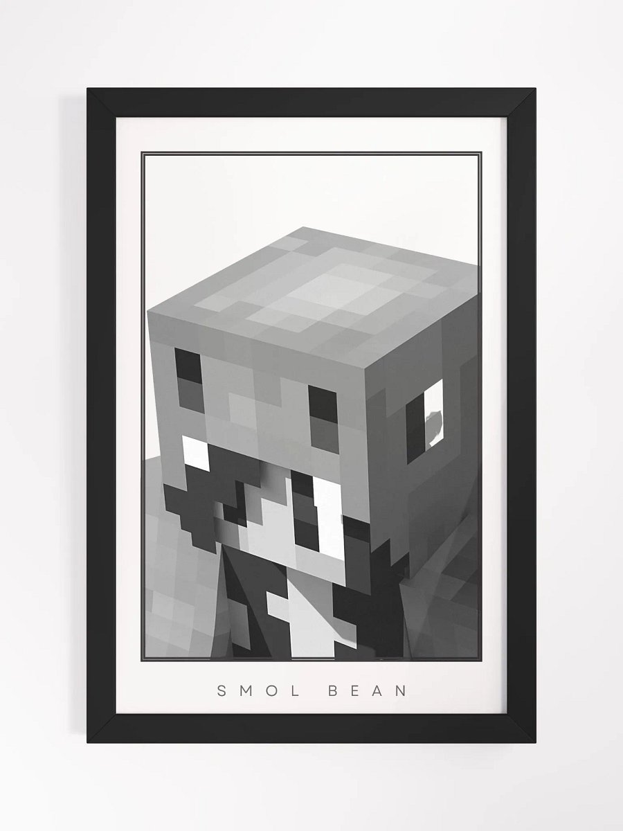 Framed Smol Bean Print product image (2)