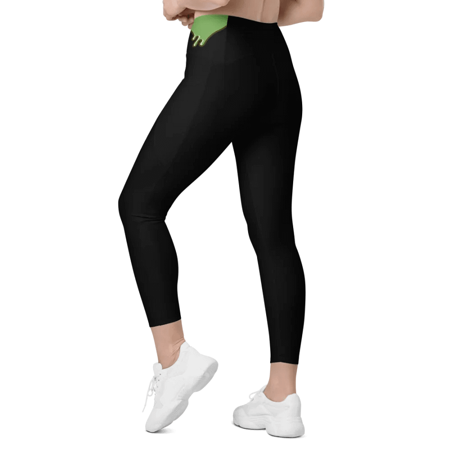 Sun-Protected Crossover Leggings with Pockets product image (12)