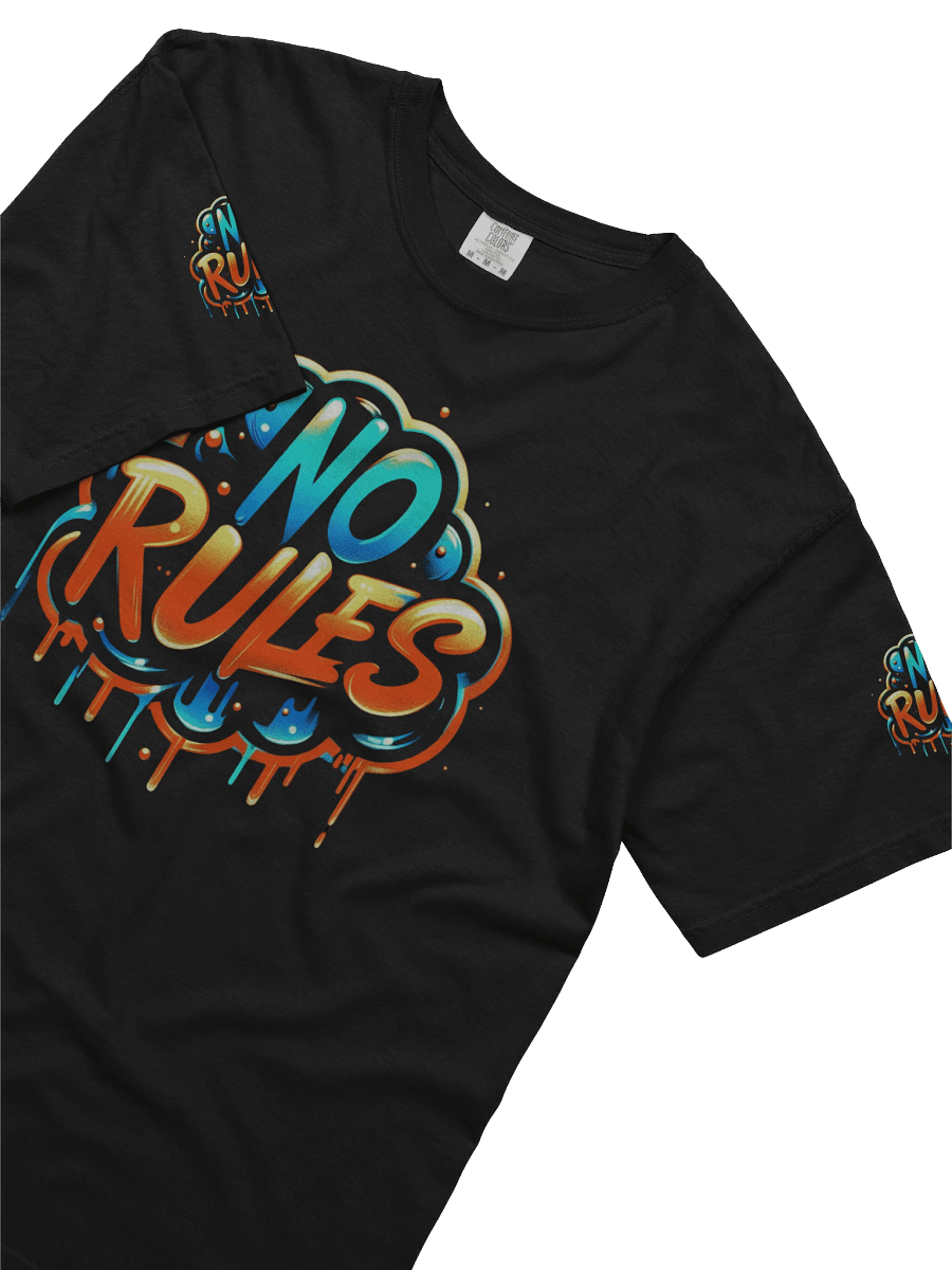 NO RULES – Bold Urban Graffiti Text Design product image (3)