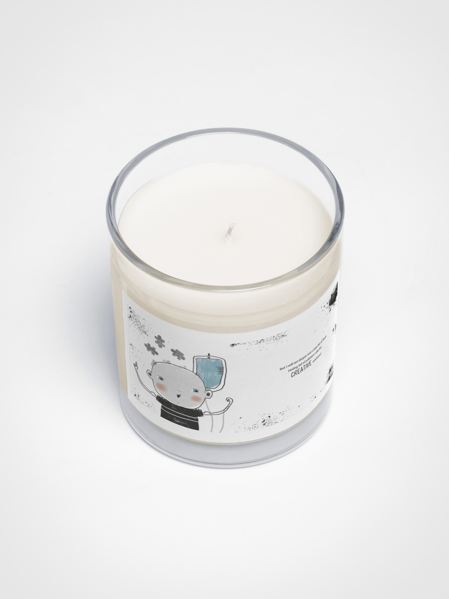 Soy Wax Candle - Unscented - Creative Solutions from Chemo Ate My Eyebrows product image (3)