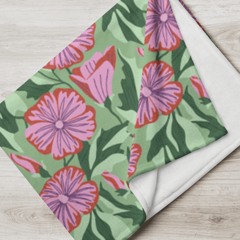 Flower Power Hour | Throw Blanket product image (5)