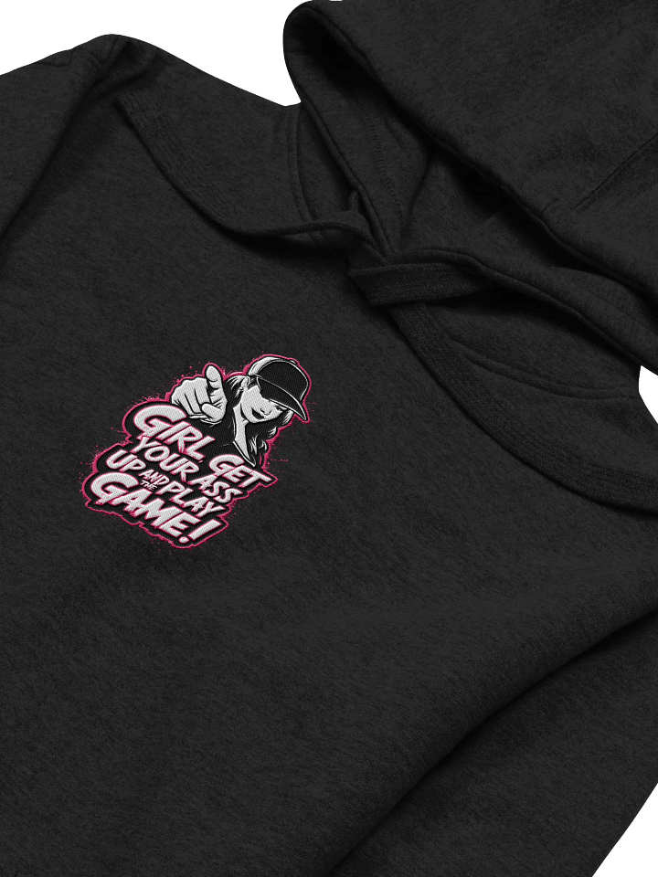 Get your ass up! Center Embroidered Hoodie product image (2)