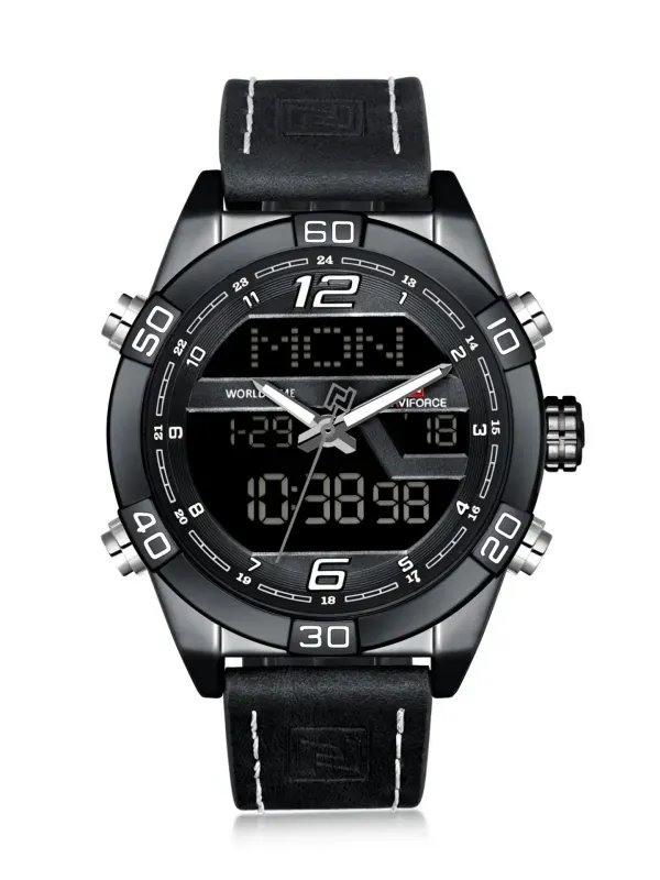 Men'S Watch Led Electronic Watch Waterproof Belt Quartz Men'S Watch Watch product image (1)