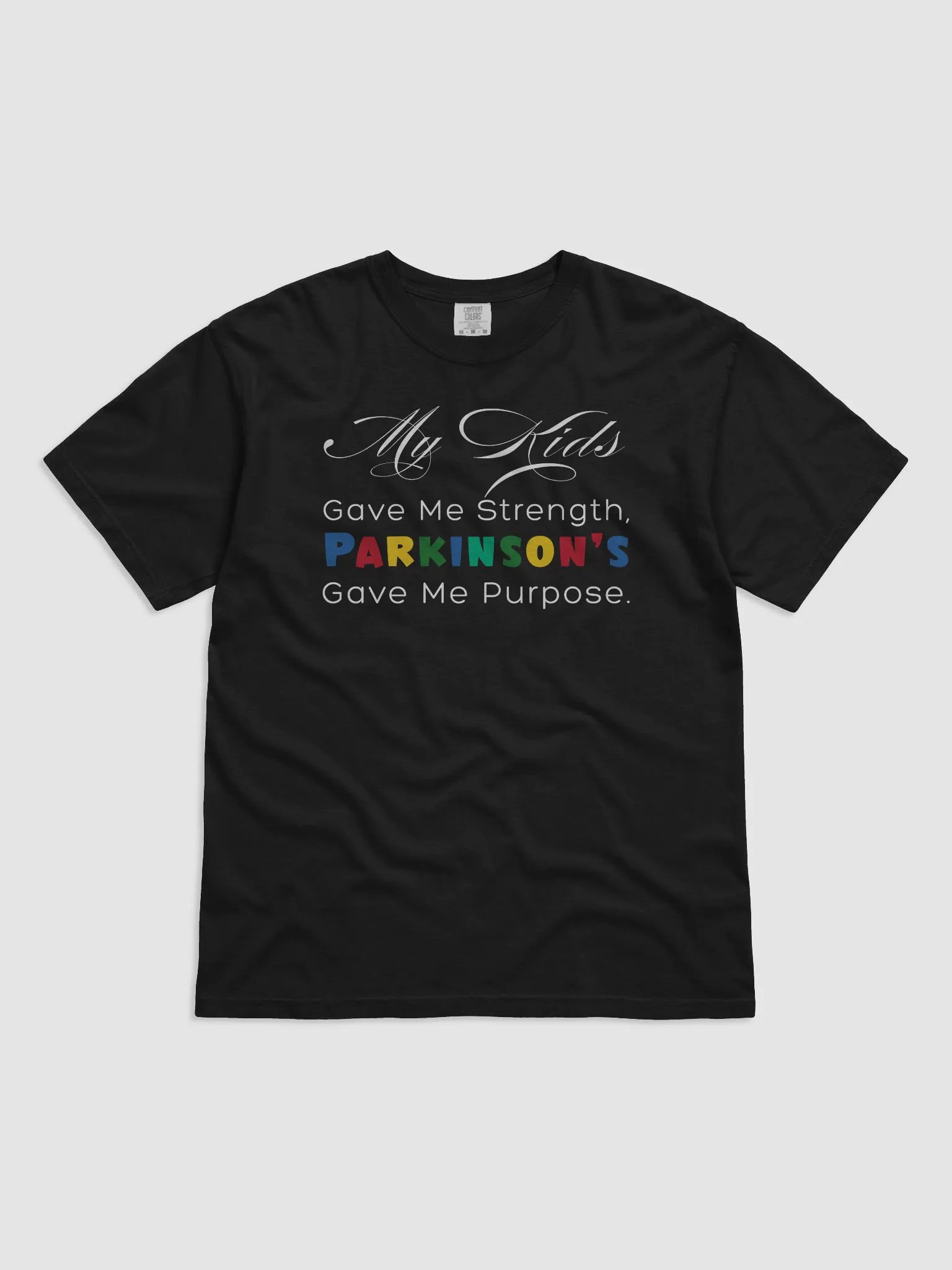 Parkinson’s Kids, Parent Purpose Comfort Colors T-shirt product image (2)