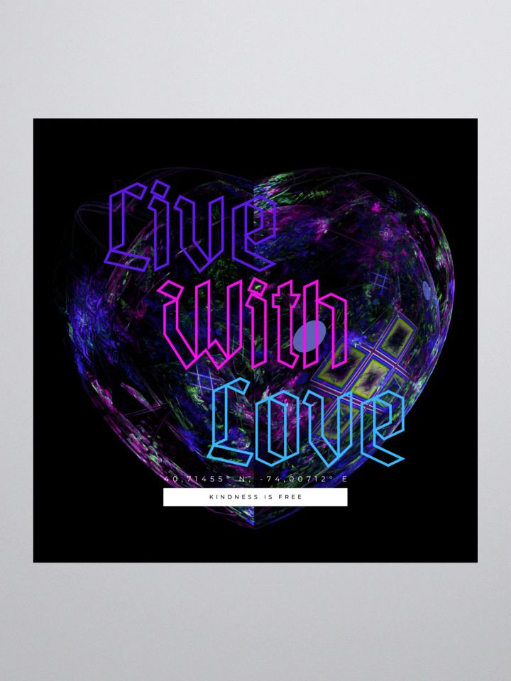 Live with Love Sticker product image (1)
