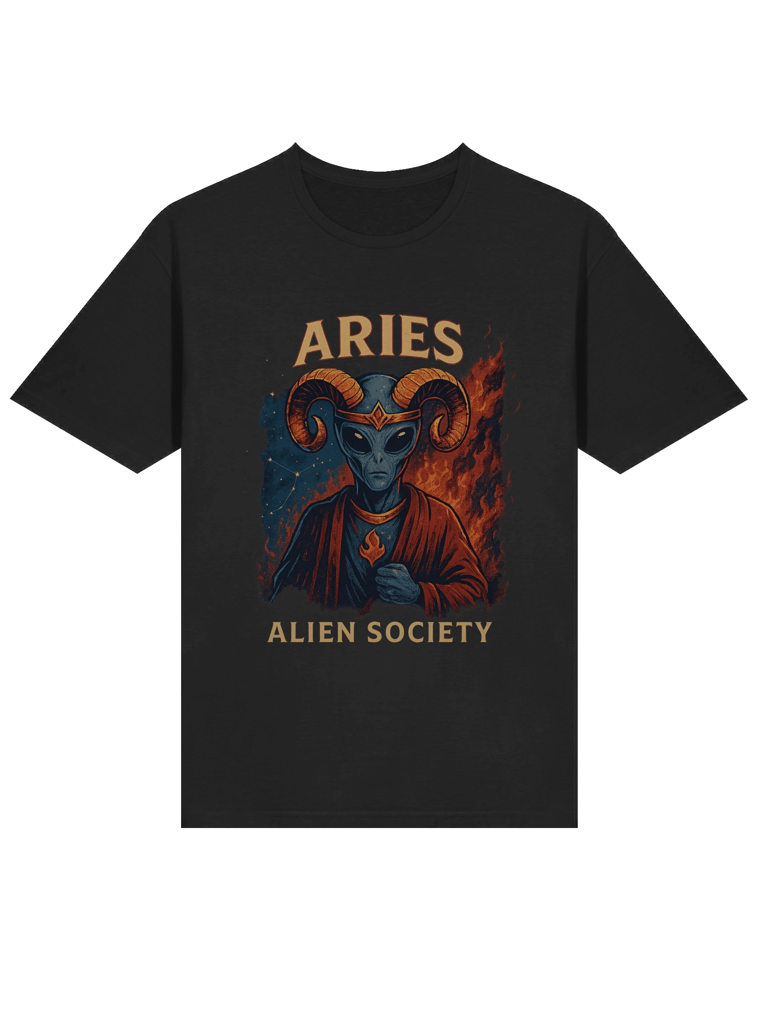 Cosmic Aries Robed Alien T-Shirt product image (14)