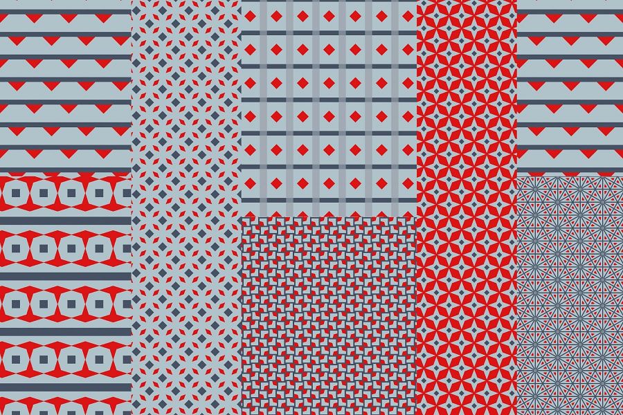 SCANDINAVIAN CHRISTMAS - 24 SEAMLESS PATTERNS DIGITAL PAPERS product image (4)