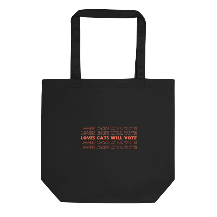 Loves Cats Will Vote Tote Bag product image (1)