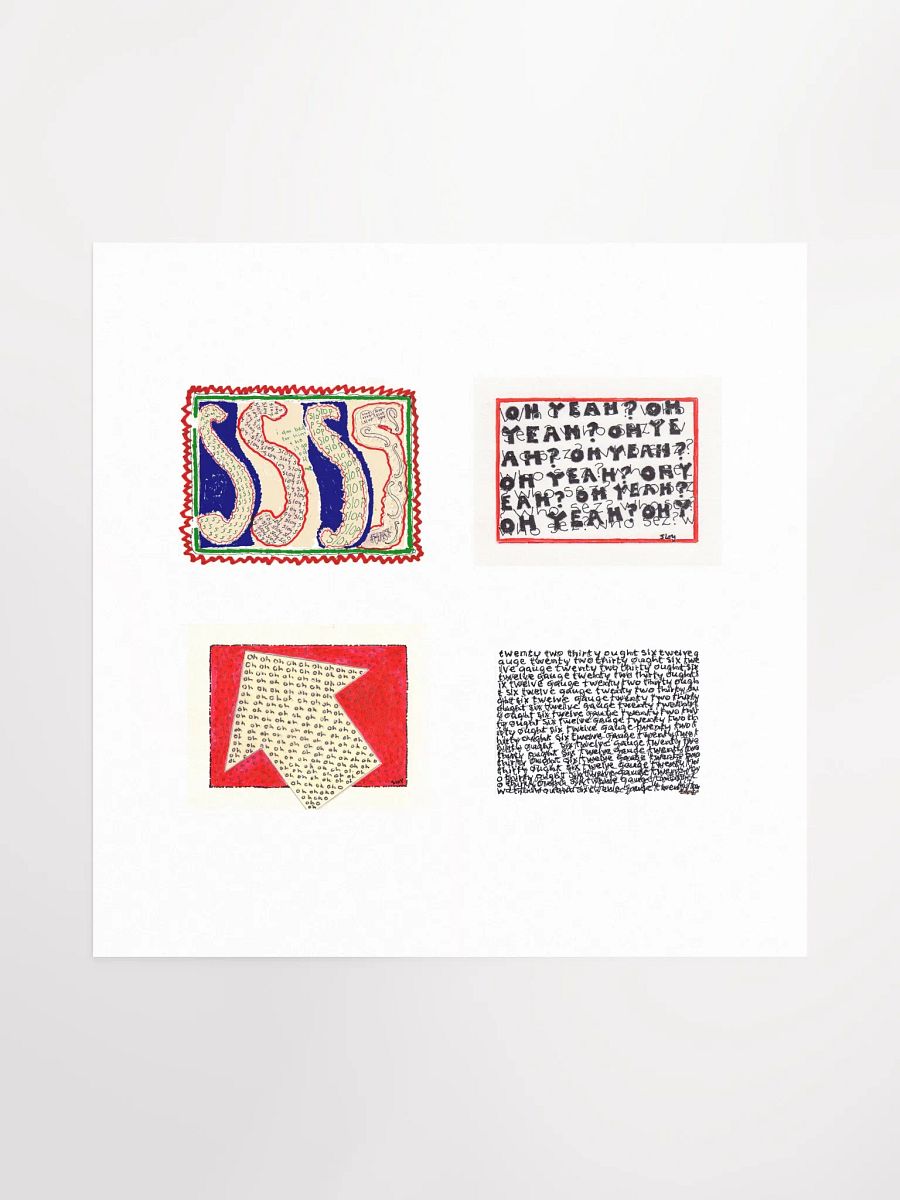 Build Your Own Four Panel Card Art (horizontal orientation) product image (4)