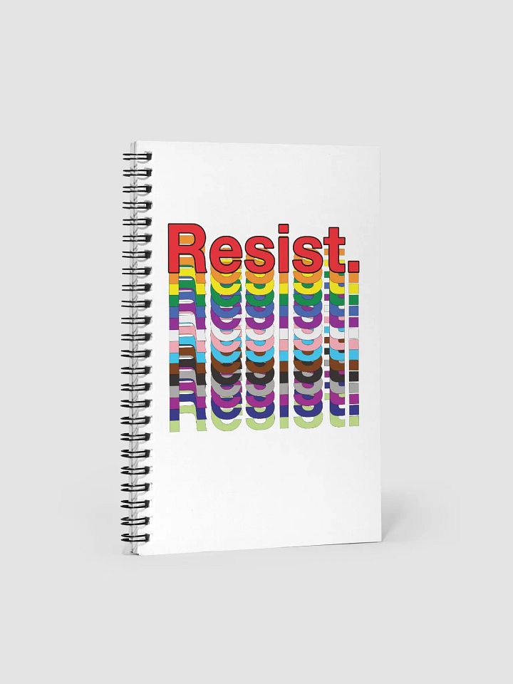 Resist - Rainbow Spiral Notebook product image (1)