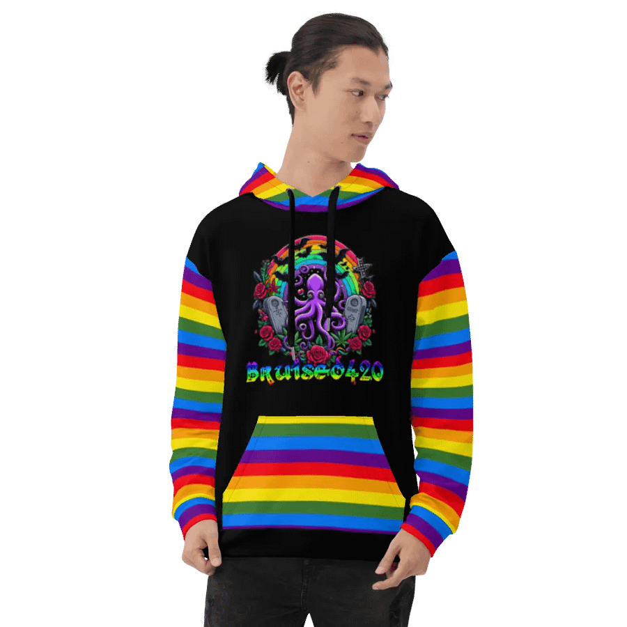 Gothic Octopus Dream All-Over Hoodie product image (5)
