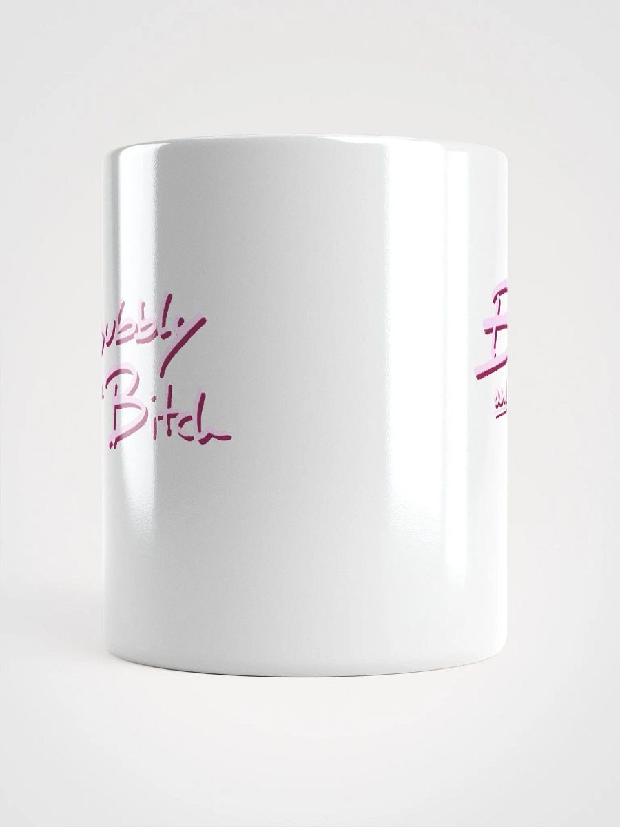 Bubbly and a B*tch (pink shadow design) mug product image (9)