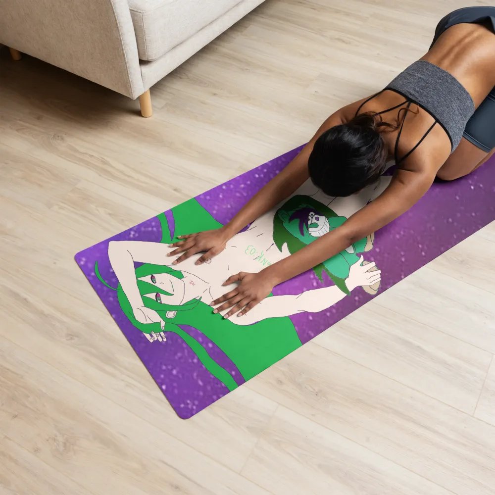 Leafy Van Gogh's Garfsona Daki Yoga Mat product image (12)