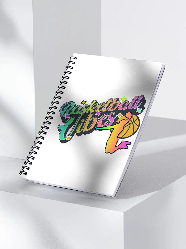 Basketball Vibes Rainbow Dreams Spiral Notebook product image (2)