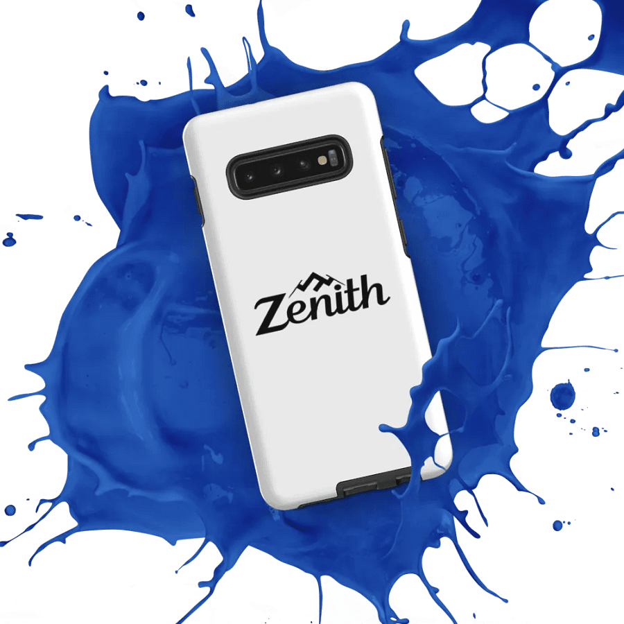 White Zenith Design Tough Case for Samsung Galaxy S10-S25 - Wireless Charging Compatible product image (8)