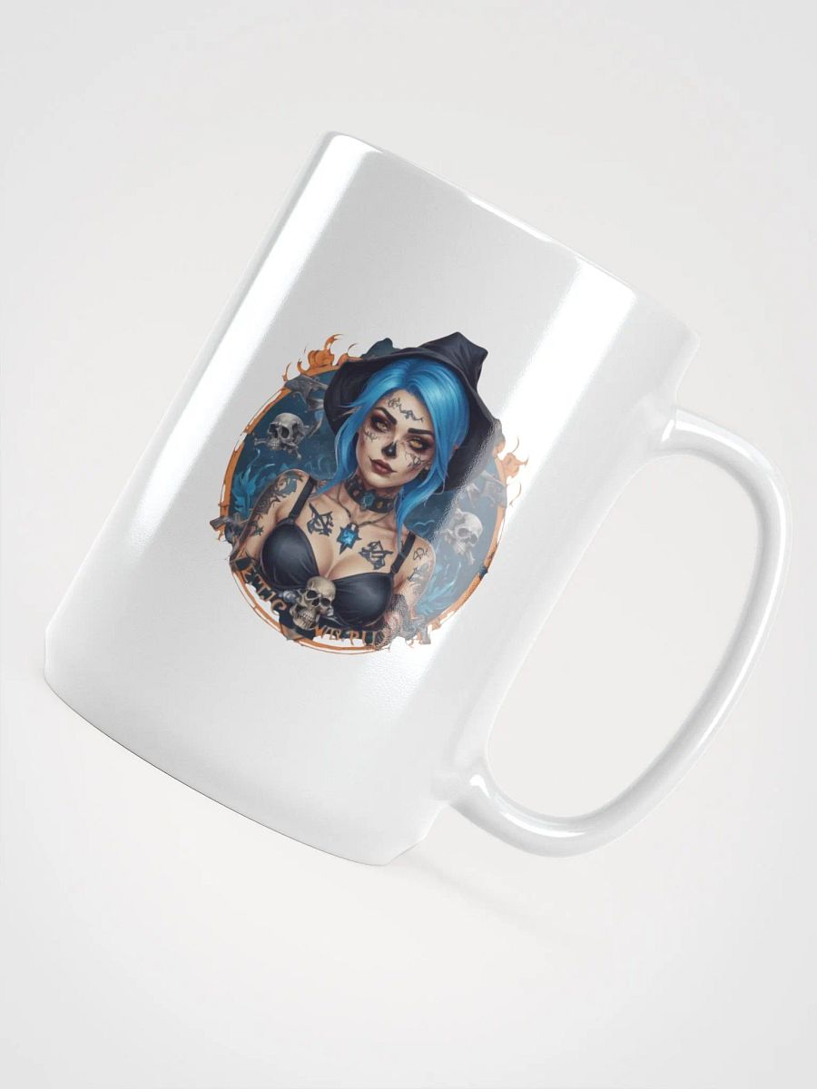 Gothic Blue Witch Glossy Mug product image (4)
