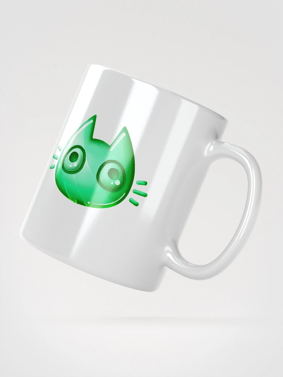 Green Cat Face Mug product image (3)
