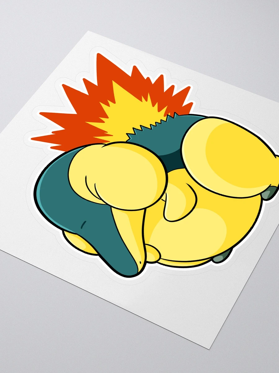 Chubby Cyndaquil Large Sticker product image (3)