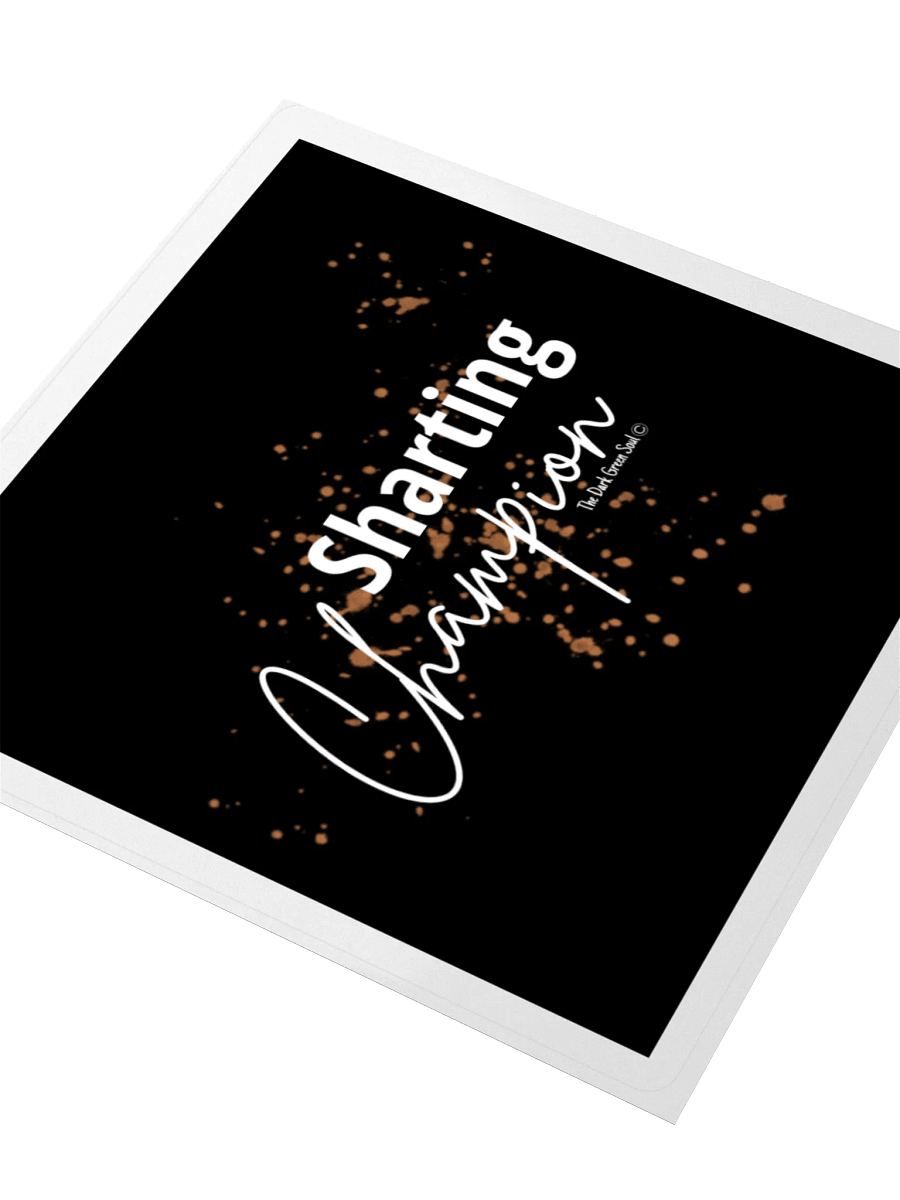 Sharting Champion White - Sticker product image (9)