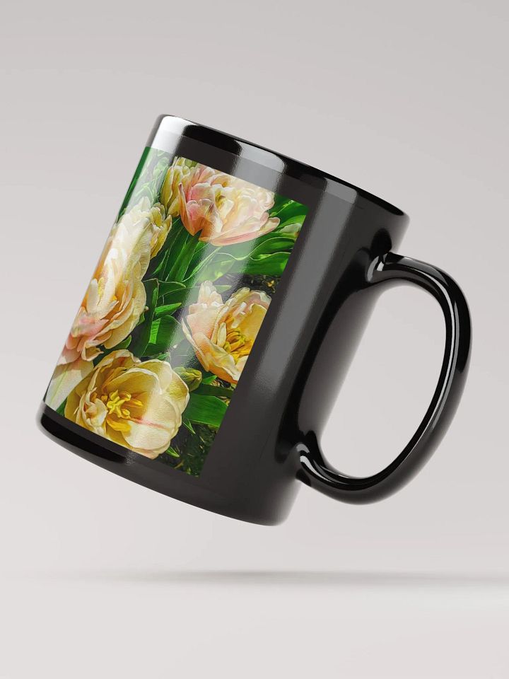 Early Summer Flowers Black Coffee Mug product image (3)