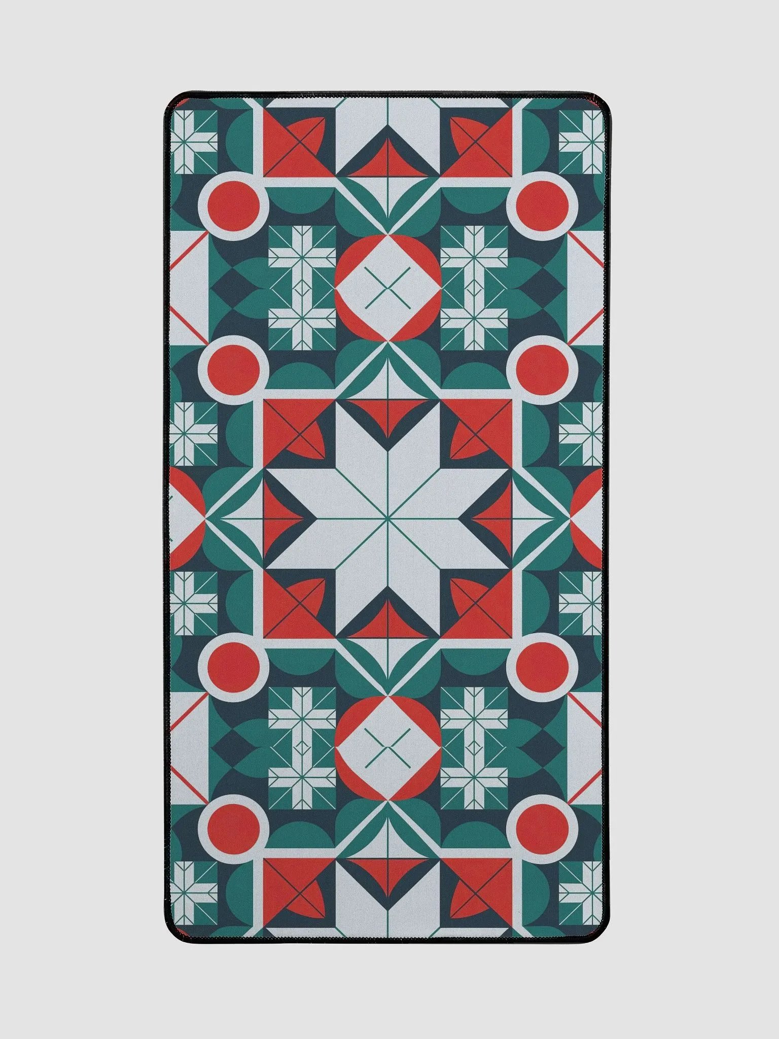 Kaleidoscope patterned Desk Mat 15.5" x 31.5" product image (2)