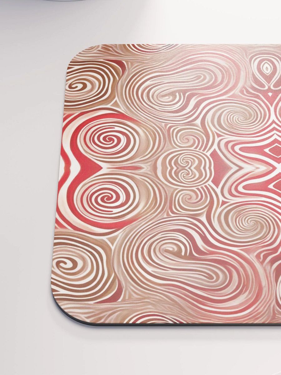 Funky Chocolate Cherry Swirls Tie-Dye Classic Mouse Pad product image (7)