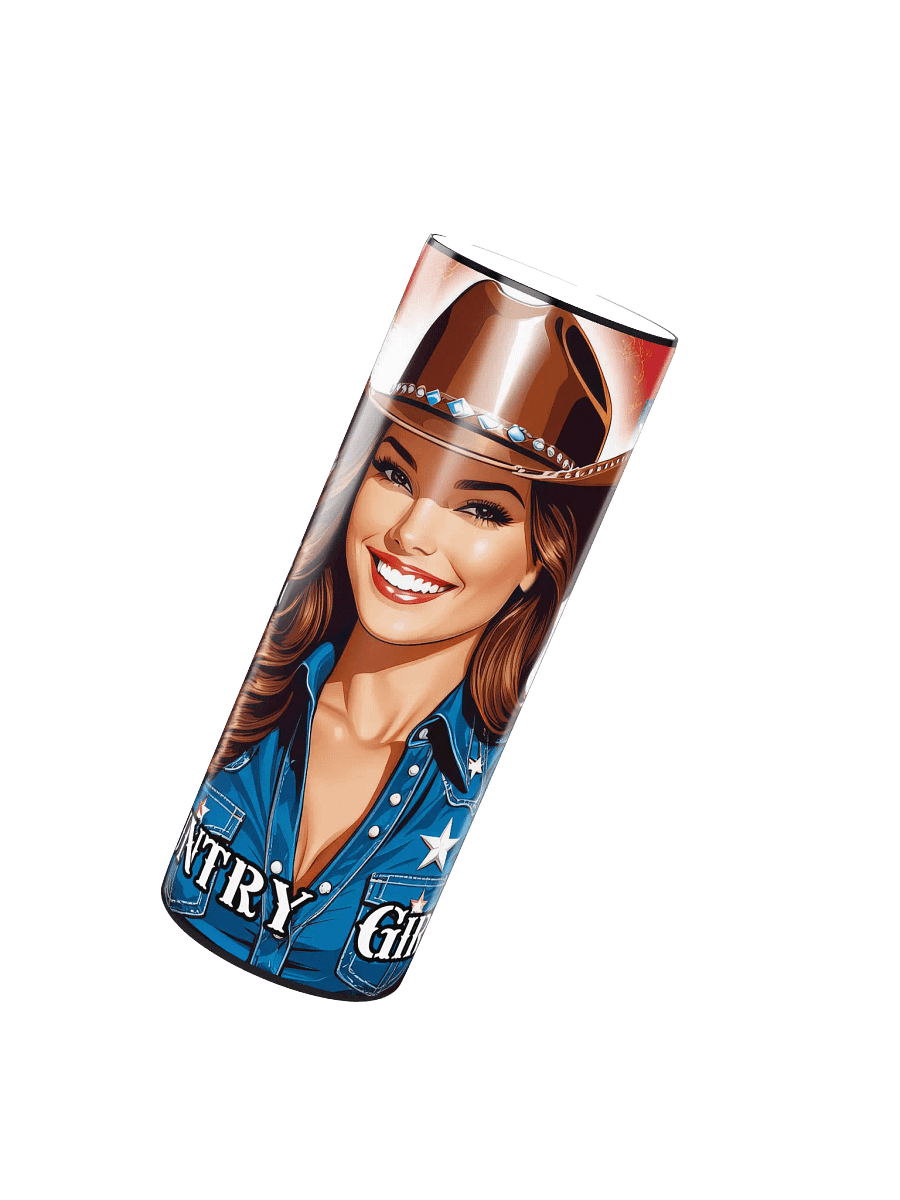 Country Girl 20 oz Skinny Stainless Steel Tumbler product image (3)