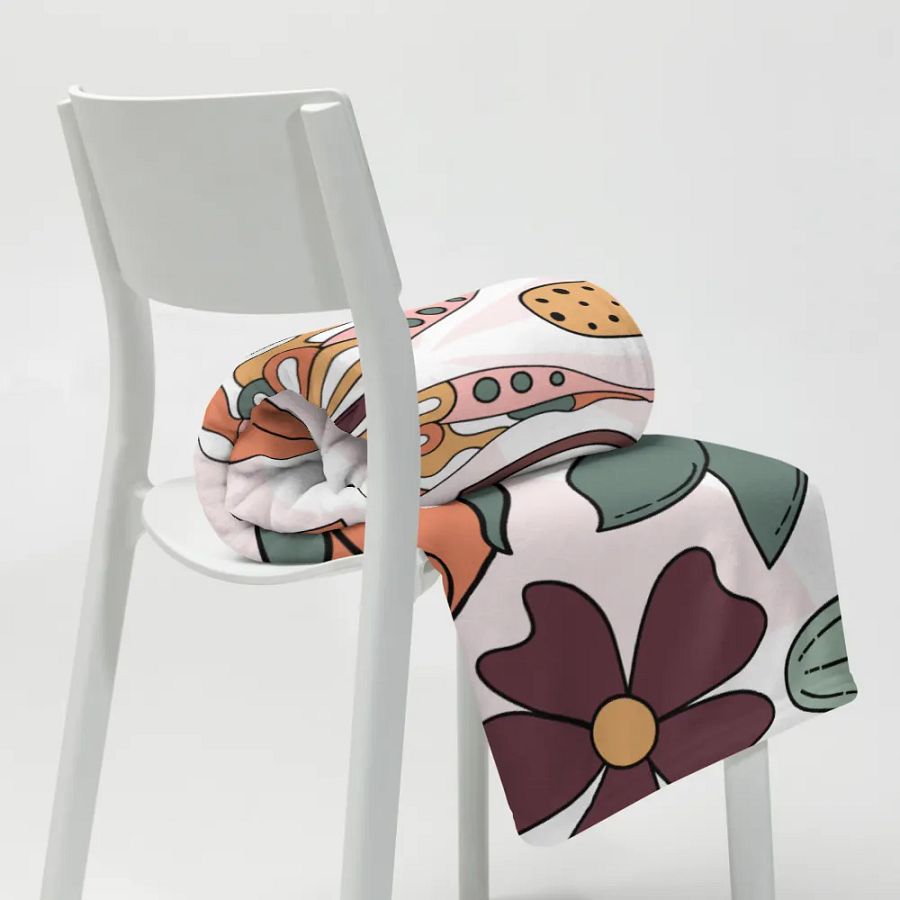 Fluttering Garden Throw Blanket product image (20)
