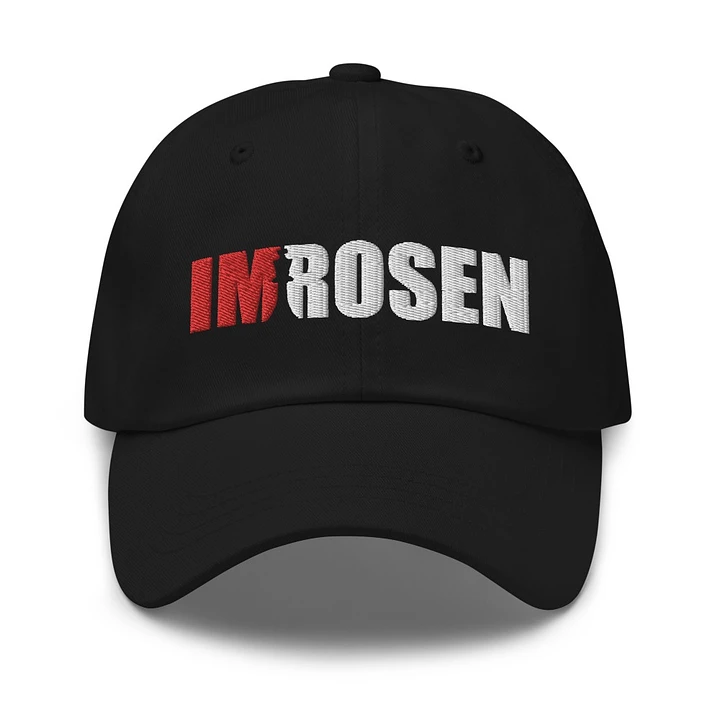 IM Rosen Logo Dad Black Hat product image (1)
