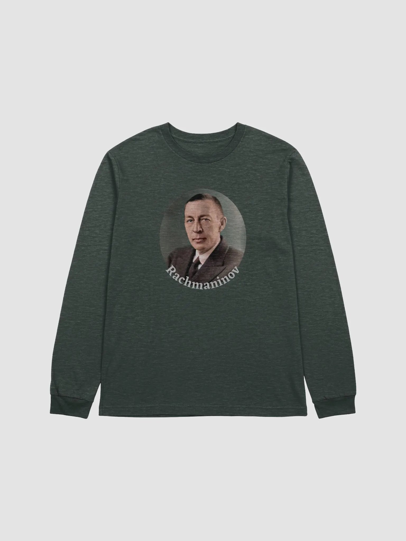 Sergej Rachmaninov - Colorized Portrait | Longsleeve product image (1)
