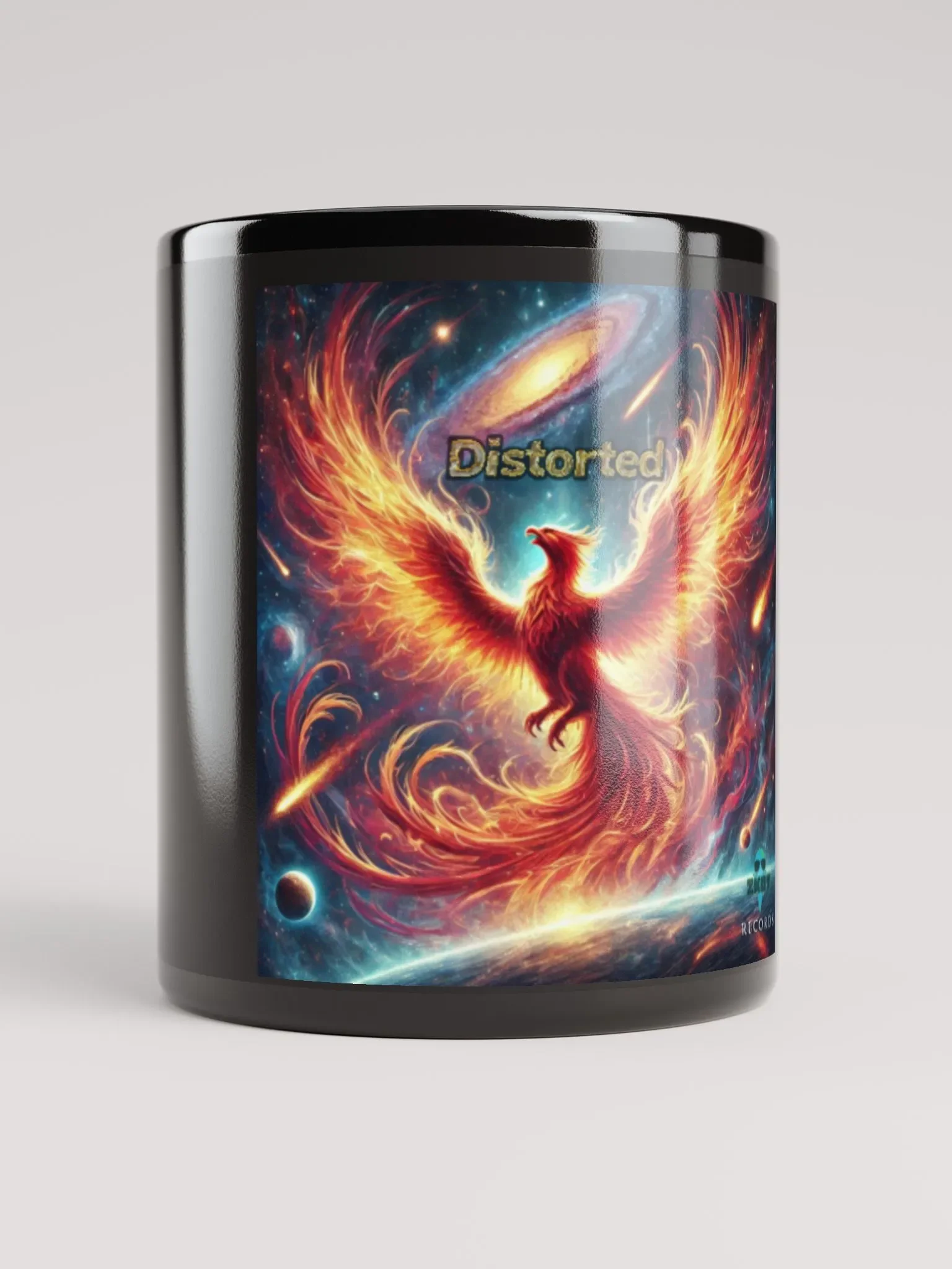 Black Distorted Album Cover Mug - Show Your Support - Drinkware product image (1)