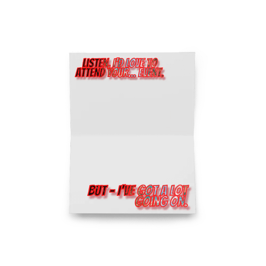 Farming Space W's Regrets Card product image (8)