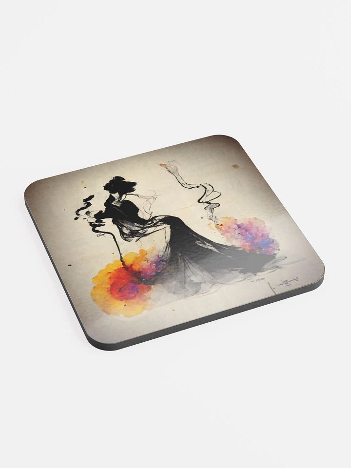 Smoke & Color Cork Coaster product image (2)